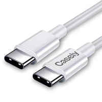 USB-C to USB-C Charging Cord 100W - White Cable Charging Cable get.casely 