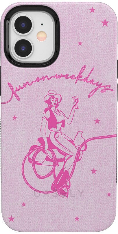 Denim Cowgirl | Fun on Weekdays Case iPhone Case get.casely Bold + MagSafe® iPhone 12 