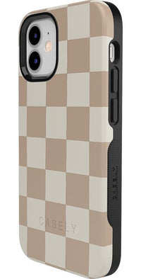 Fit Check | Neutral Checkerboard Case iPhone Case get.casely