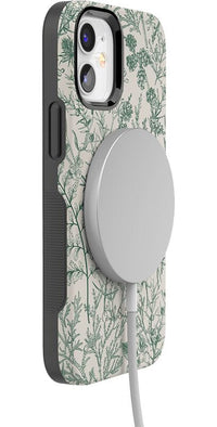 Sage Garden | Green Floral Case iPhone Case get.casely 