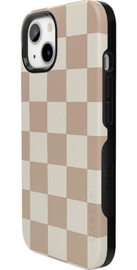 Fit Check | Neutral Checkerboard Case iPhone Case get.casely