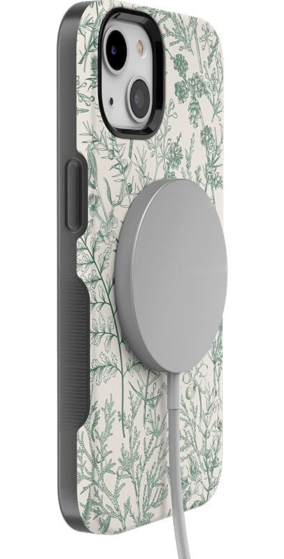 Sage Garden | Green Floral Case iPhone Case get.casely 