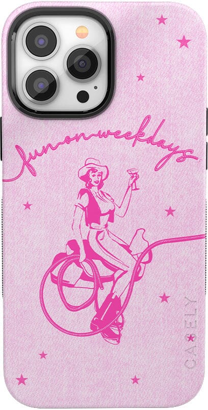 Denim Cowgirl | Fun on Weekdays Case iPhone Case get.casely Bold + MagSafe® iPhone 13 Pro Max 