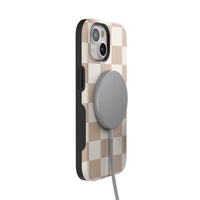 Fit Check | Neutral Checkerboard Case iPhone Case get.casely 