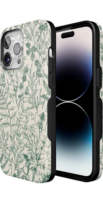 Sage Garden | Green Floral Case iPhone Case get.casely 