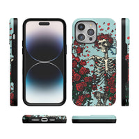 Forever Grateful | Grateful Dead Skeleton Floral Case iPhone Case Grateful Dead