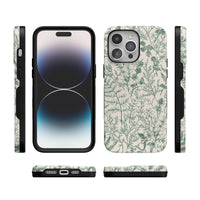 Sage Garden | Green Floral Case iPhone Case get.casely 