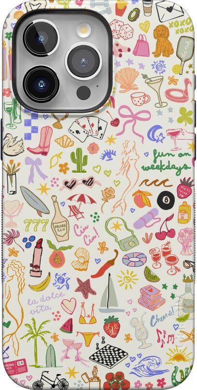 All the Fun Things | Fun on Weekdays Case iPhone Case get.casely Bold + MagSafe® iPhone 15 Pro Max 