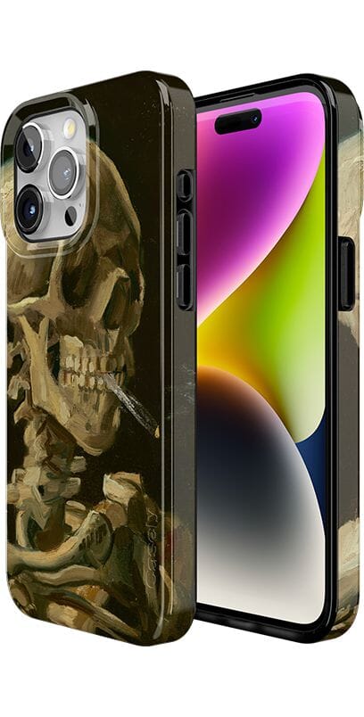 Van Gogh | Skull of a Skeleton with Burning Cigarette Phone Case iPhone Case Van Gogh Museum 