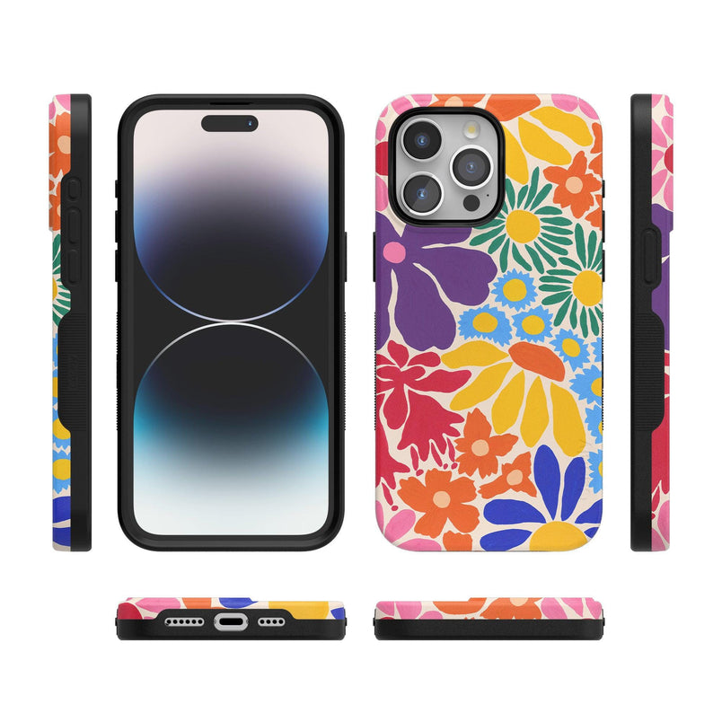 Flower Patch | Multi-Color Floral Case iPhone Case get.casely 