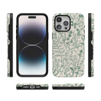 Sage Garden | Green Floral Case iPhone Case get.casely 