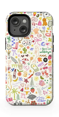 All the Fun Things | Fun on Weekdays Case iPhone Case get.casely Essential + MagSafe® iPhone 13 Mini 