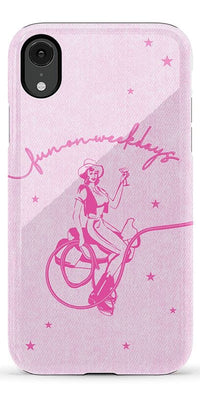 Denim Cowgirl | Fun on Weekdays Case iPhone Case get.casely Essential iPhone XR 