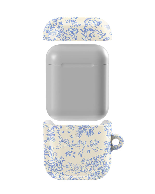 Cupid's Canvas | Periwinkle Floral AirPods Case AirPods Case Casetry 