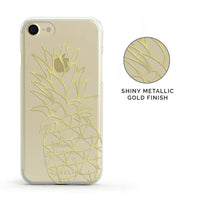 You're a Fine-Apple | Gold Pineapple Clear Case iPhone Case get.casely 