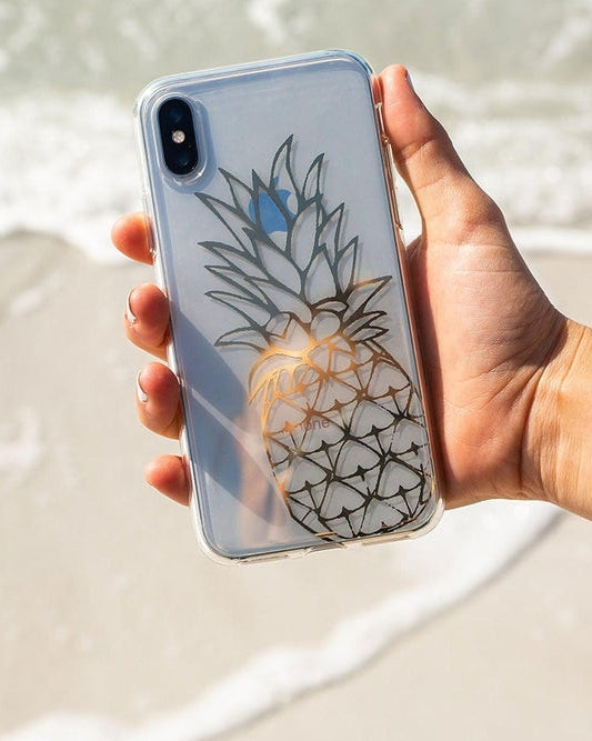 You're a Fine-Apple | Gold Pineapple Clear Case iPhone Case get.casely 