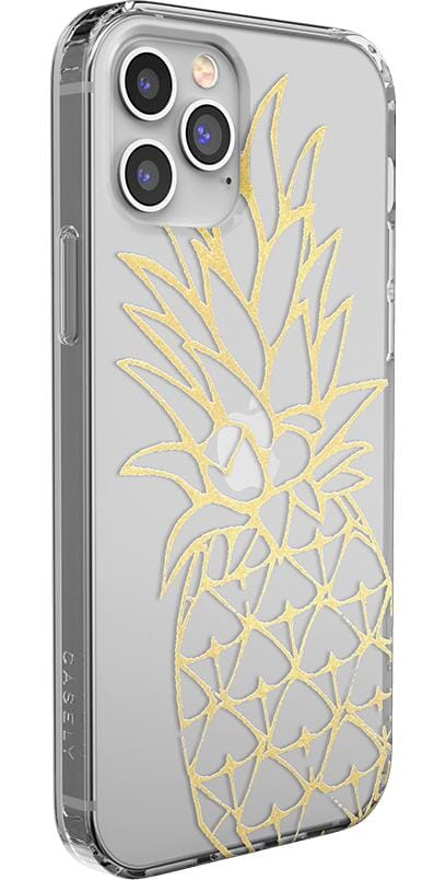 You're a Fine-Apple | Gold Pineapple Clear Case iPhone Case get.casely 