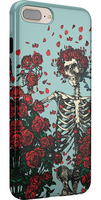 Forever Grateful | Grateful Dead Skeleton Floral Case iPhone Case Grateful Dead