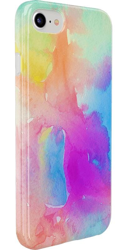 Painting in Pastels | Rainbow Watercolor Case iPhone Case get.casely 