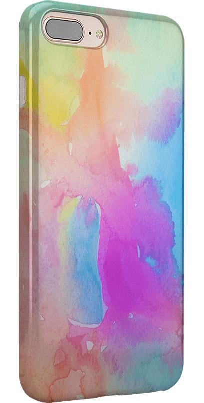 Painting in Pastels | Rainbow Watercolor Case iPhone Case get.casely 