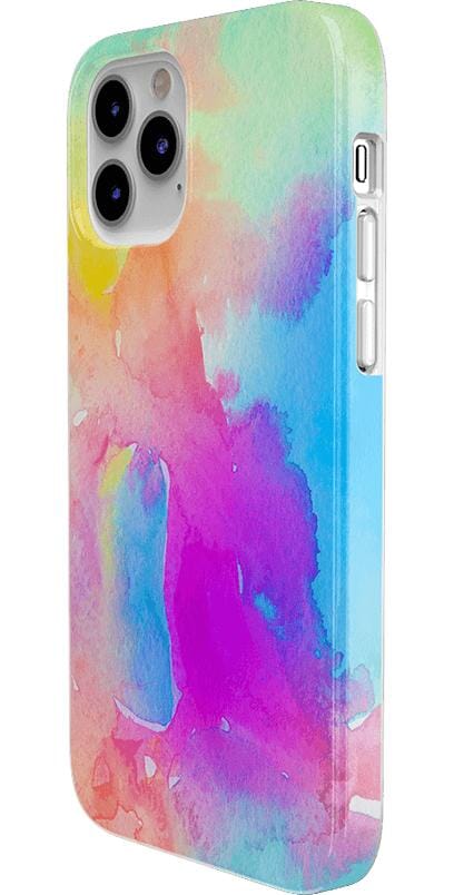 Painting in Pastels | Rainbow Watercolor Case iPhone Case get.casely 