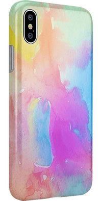 Painting in Pastels | Rainbow Watercolor Case iPhone Case get.casely 