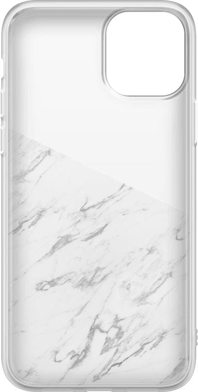 Let's Split | Half White Clear Marble Case iPhone Case get.casely 