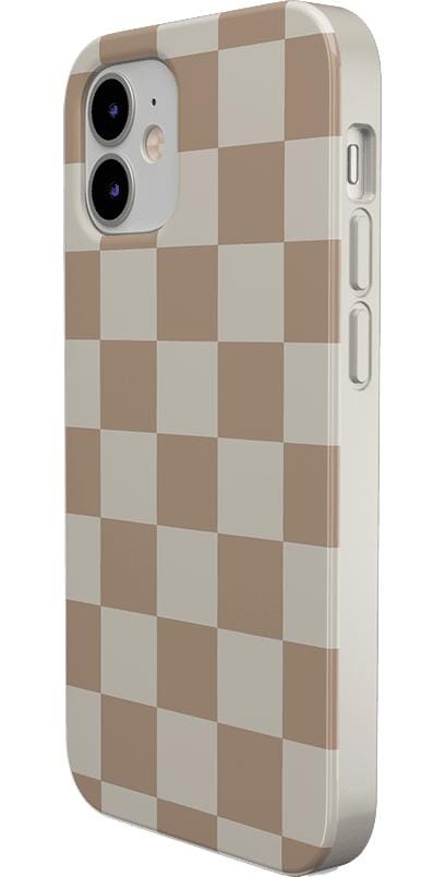 Fit Check | Neutral Checkerboard Case iPhone Case get.casely