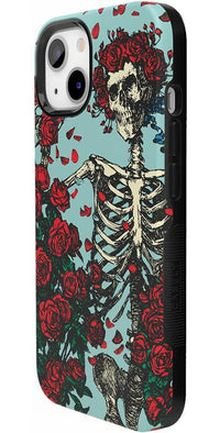 Forever Grateful | Grateful Dead Skeleton Floral Case iPhone Case Grateful Dead