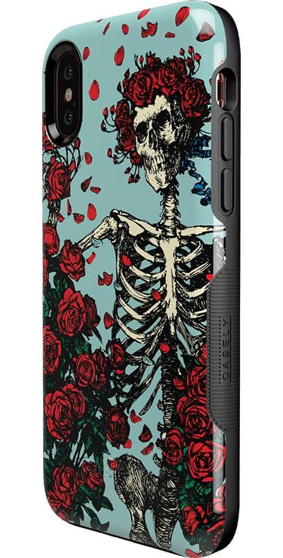 Forever Grateful | Grateful Dead Skeleton Floral Case iPhone Case Grateful Dead