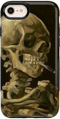 Van Gogh | Skull of a Skeleton with Burning Cigarette Phone Case iPhone Case Van Gogh Museum Bold iPhone SE (2020 & 2022)