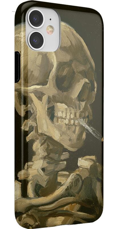 Van Gogh | Skull of a Skeleton with Burning Cigarette Phone Case iPhone Case Van Gogh Museum