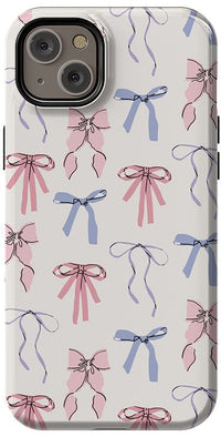 The Valentine's Collection | Pastel Bows Case Phone Case Casetry Essential + MagSafe® iPhone 14 Plus