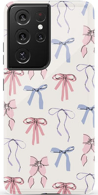 The Valentine's Collection | Pastel Bows Case Phone Case Casetry Essential Galaxy S22 Plus