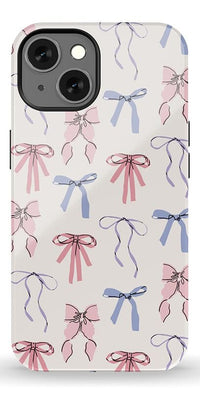 The Valentine's Collection | Pastel Bows Case Phone Case Casetry Essential + MagSafe® iPhone 13