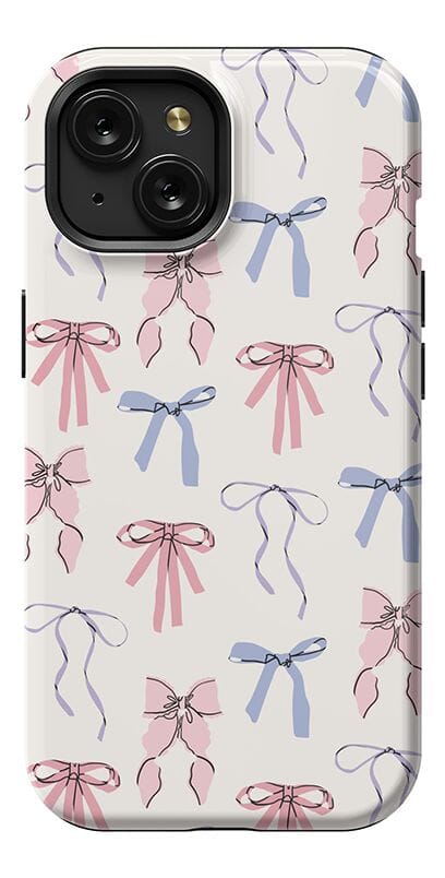 The Valentine's Collection | Pastel Bows Case Phone Case Casetry Essential + MagSafe® iPhone 15