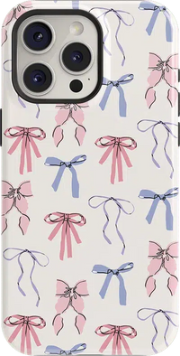 Coquette Girlie | Pastel Bows Case Phone Case Casetry Essential + MagSafe® iPhone 15 Pro Max 