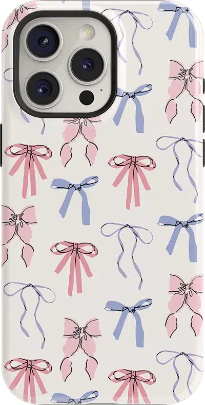 Coquette Girlie | Pastel Bows Case Phone Case Casetry Essential + MagSafe® iPhone 15 Pro Max 