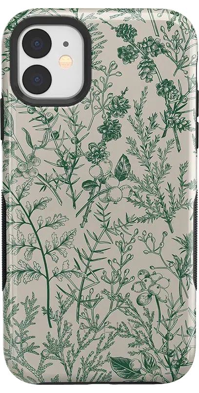 Sage Garden | Green Floral Case iPhone Case get.casely Bold iPhone 11 