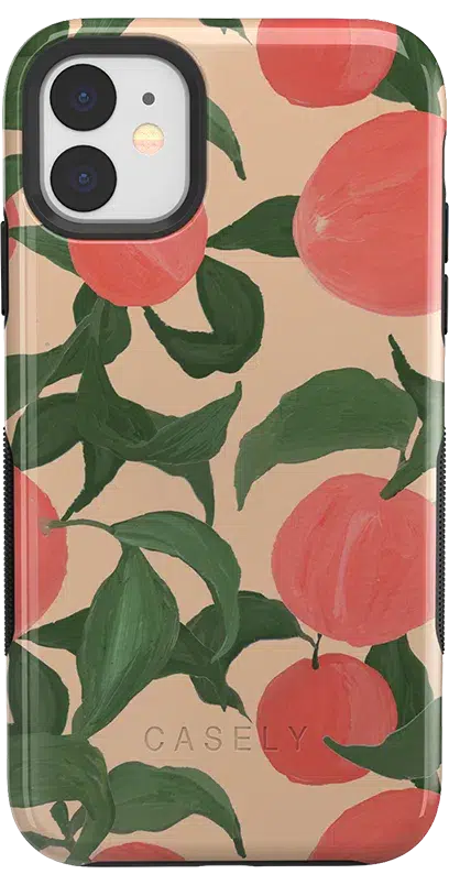 Feeling Peachy | Blush Vines Case iPhone Case get.casely Bold iPhone 11 