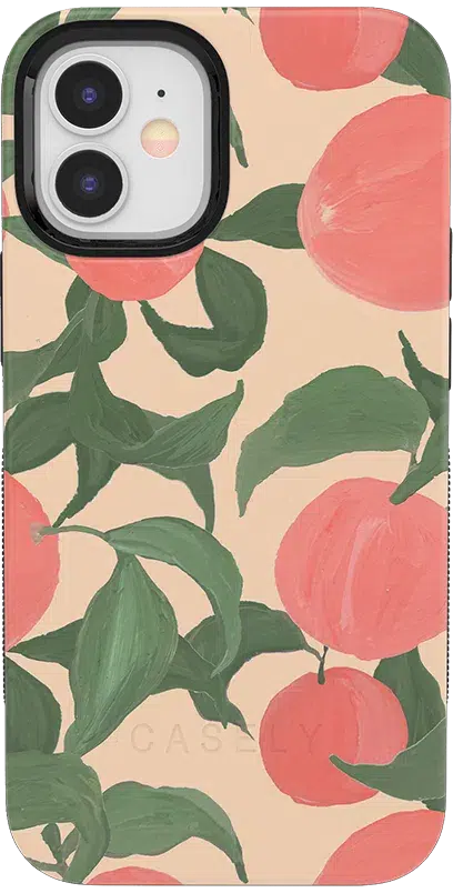 Feeling Peachy | Blush Vines Case iPhone Case get.casely Bold + MagSafe® iPhone 12 