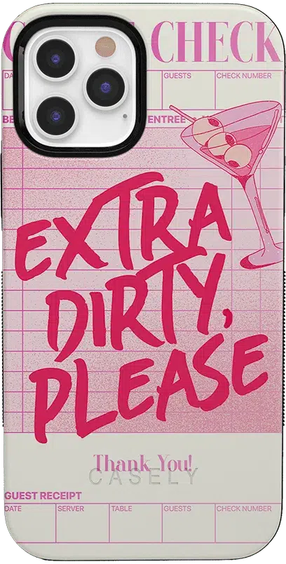 Extra Dirty Please | Fun on Weekdays Case iPhone Case get.casely Bold + MagSafe® iPhone 12 Pro Max 