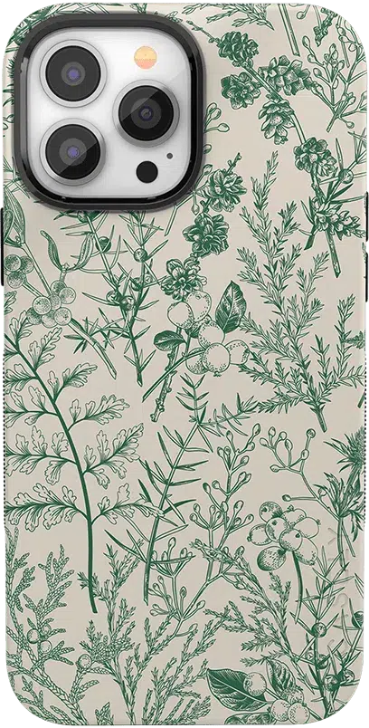 Sage Garden | Green Floral Case iPhone Case get.casely Bold + MagSafe® iPhone 13 Pro Max 