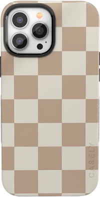 Fit Check | Neutral Checkerboard Case iPhone Case get.casely Bold + MagSafe® iPhone 13 Pro Max 