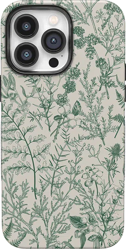 Sage Garden | Green Floral Case iPhone Case get.casely Bold + MagSafe® iPhone 14 Pro Max 