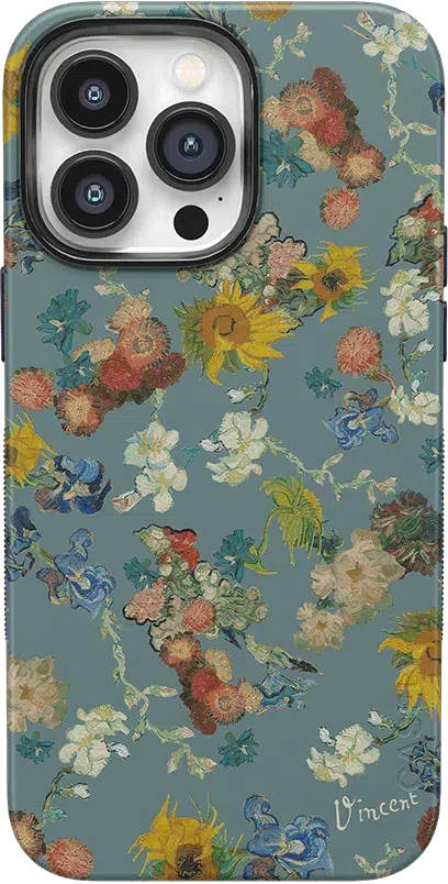 Van Gogh's Flowers | 50th Anniversary Case iPhone Case Van Gogh Museum Bold + MagSafe® iPhone 14 Pro Max 