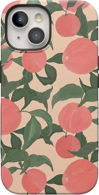 Feeling Peachy | Blush Vines Case iPhone Case get.casely Bold + MagSafe® iPhone 15 Plus 