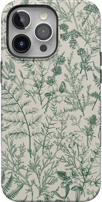 Sage Garden | Green Floral Case iPhone Case get.casely Bold + MagSafe® iPhone 15 Pro 