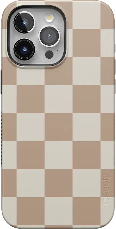 Fit Check | Neutral Checkerboard Case iPhone Case get.casely Bold + MagSafe® iPhone 15 Pro Max 