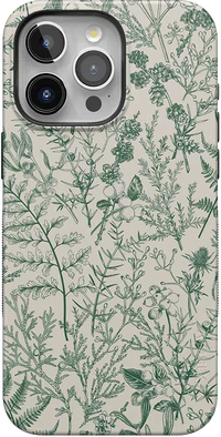 Sage Garden | Green Floral Case iPhone Case get.casely Bold + MagSafe® iPhone 15 Pro Max 